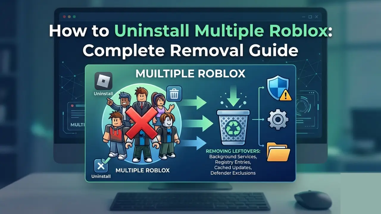Uninstall Multiple Roblox